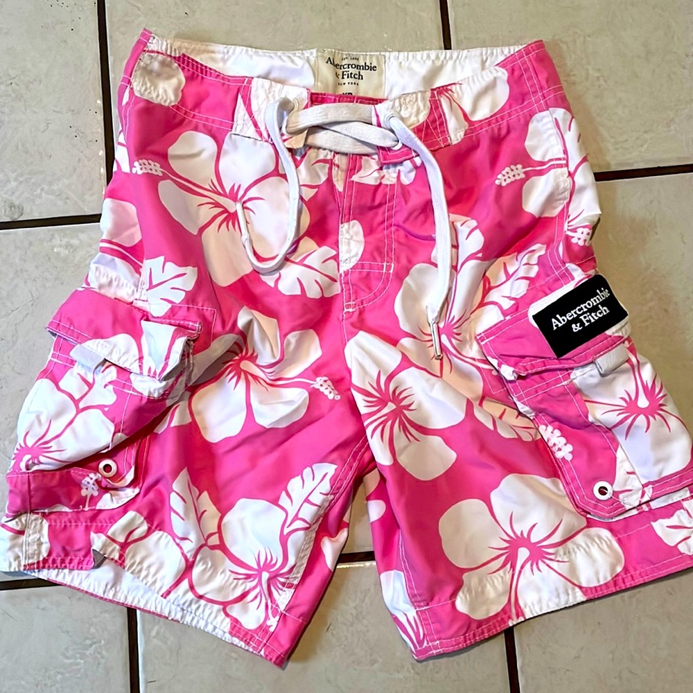 Pink Hawaii Abercrombie Board Shorts